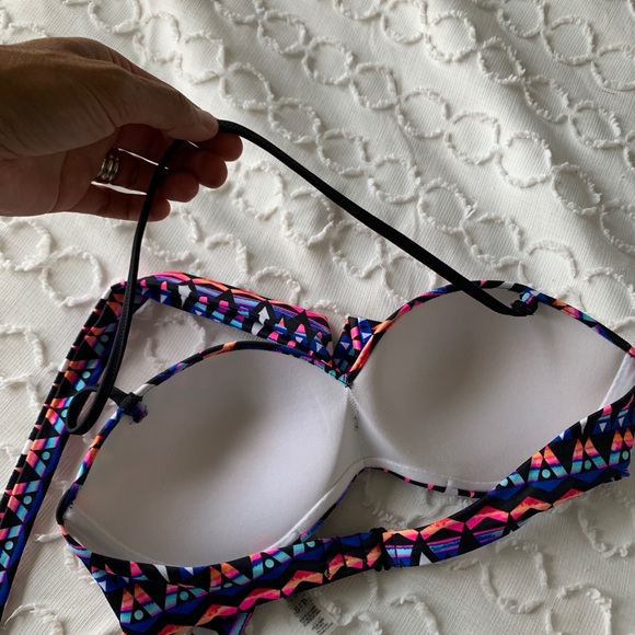 Pink Victoria’s Secret push up wrap swim top small - Picture 6 of 6